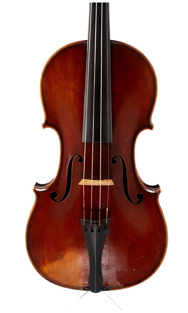 A violin, ascribed to Bernard Simon Fendt, 19th Century