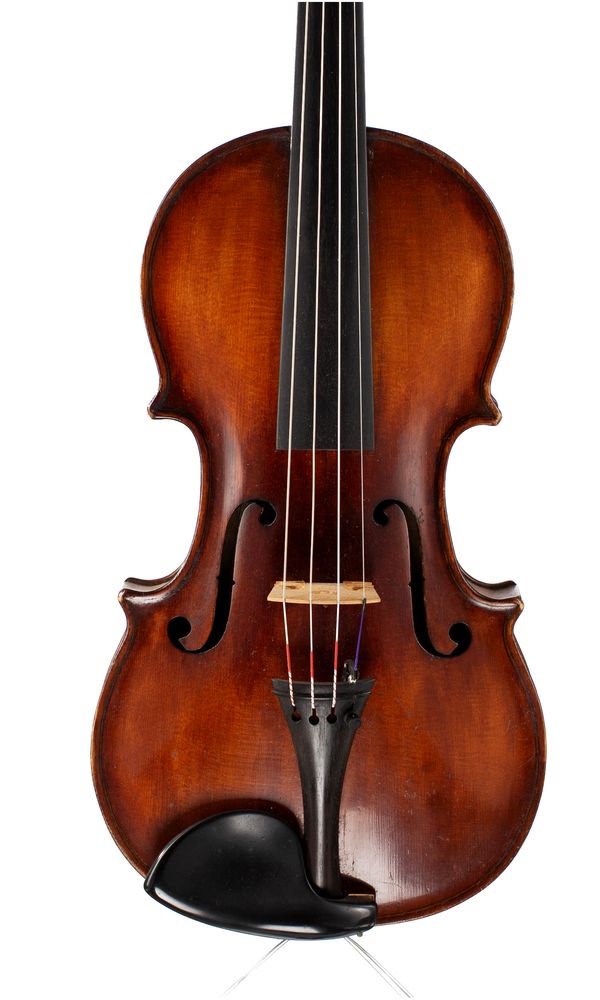 A violin, probably by Wm. Bankine, Turriff, 1877