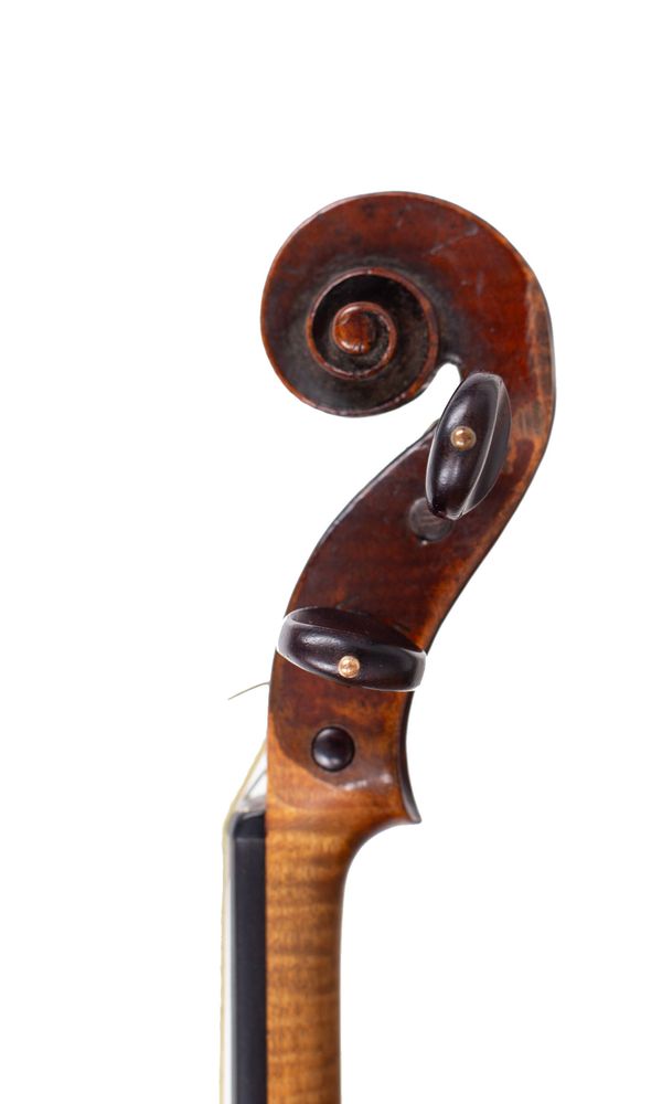 A violin, Germany, 18th Century - scroll
