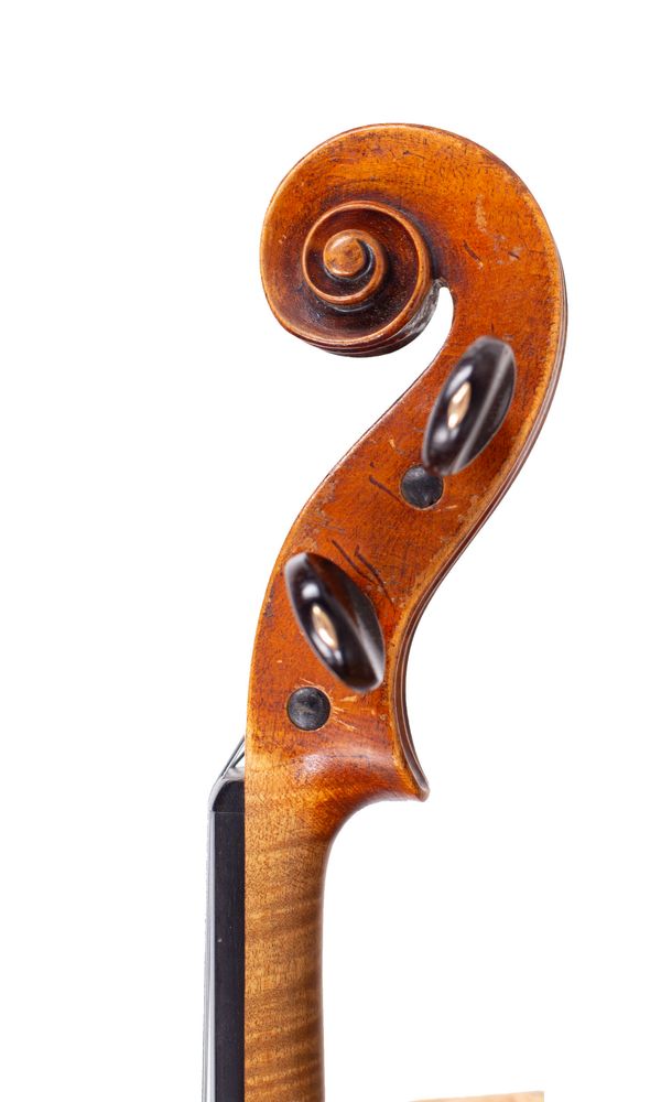 A violin, Germany, 20th Century - scroll
