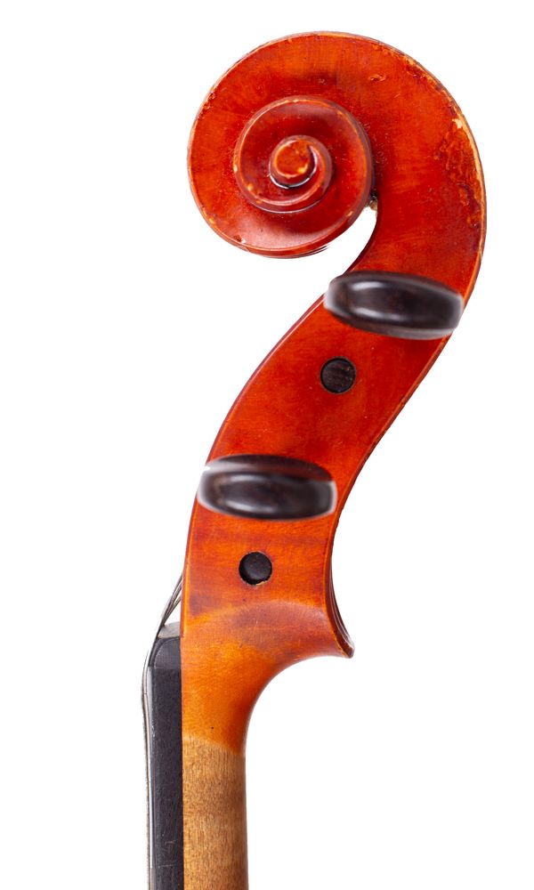 A viola by Martin J. Hilsden, Oxford, 1994 - scroll