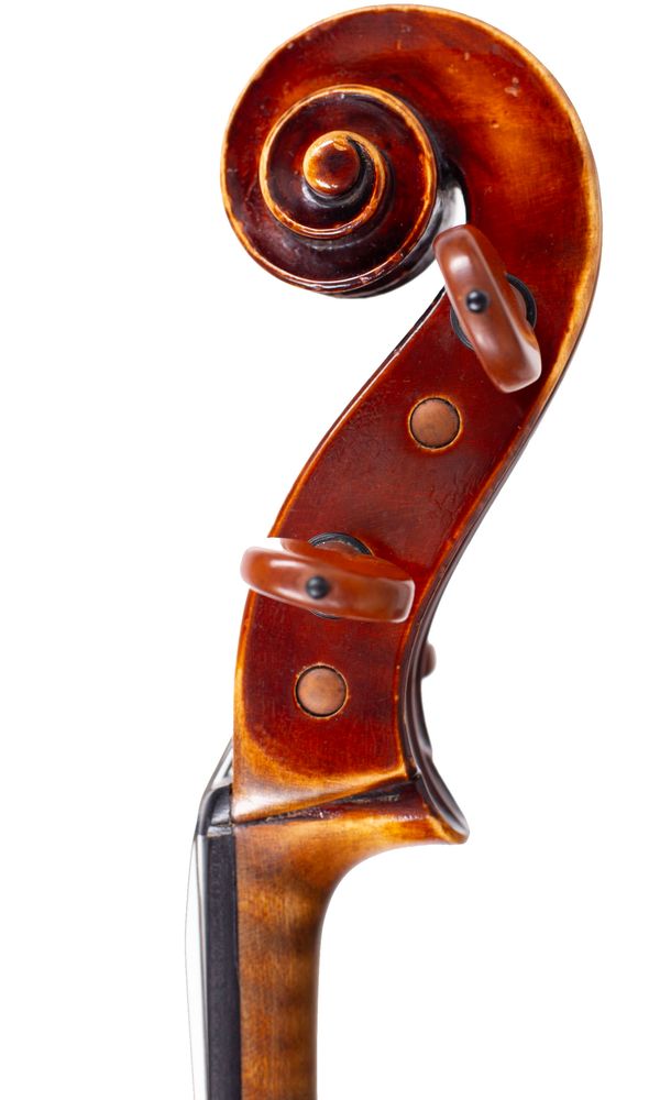 A viola, 20th Century - scroll