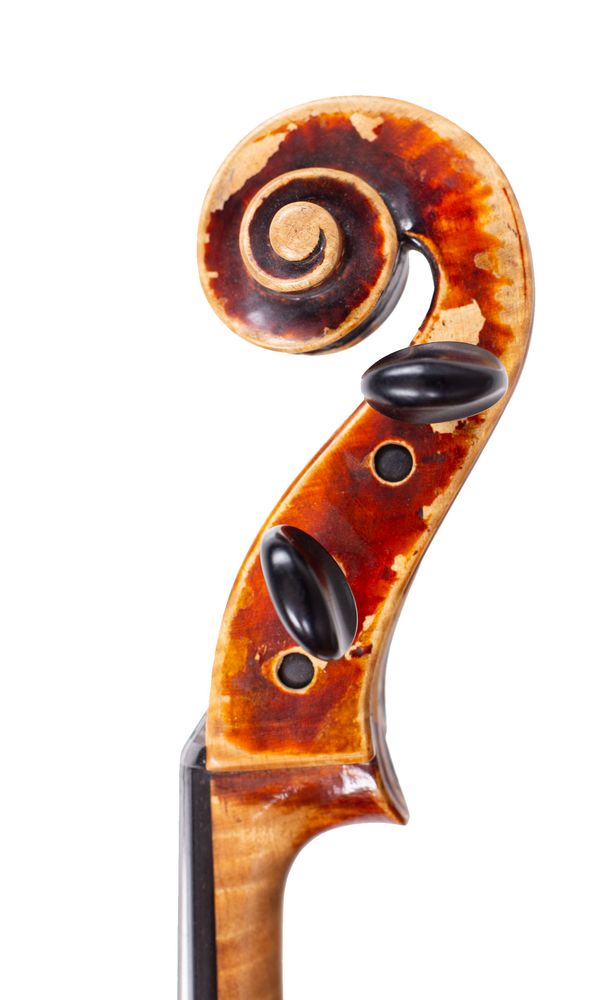 A viola, 20th Century - scroll
