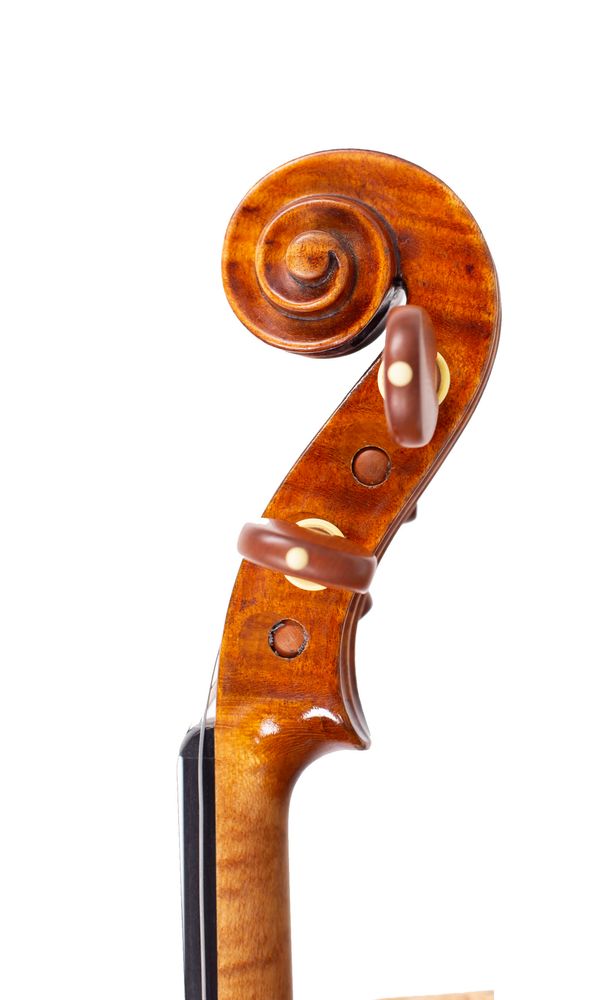 A violin, early 20th Century - scroll