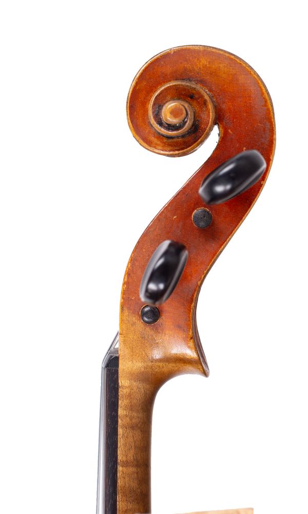 A violin, Germany, 20th Century - scroll