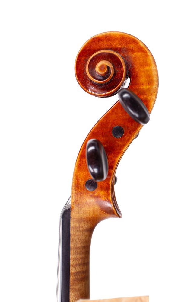 A violin, Germany, circa 1900 - scroll