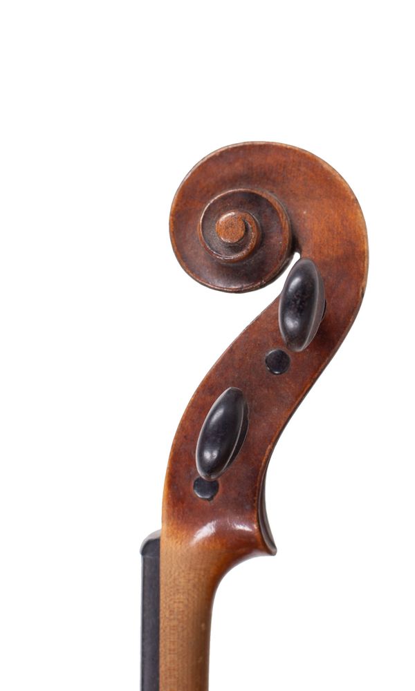 A violin, Germany, circa 1800 - scroll