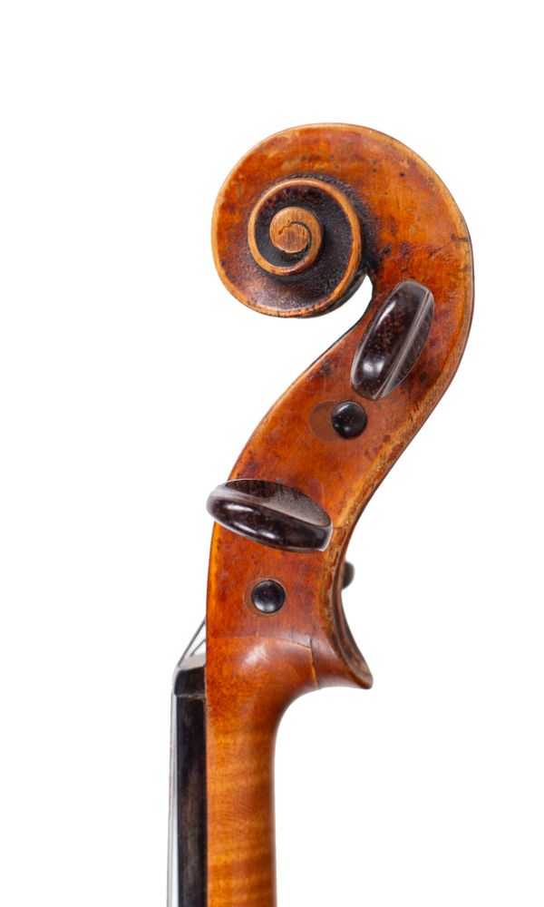 A violin, attributed to Thomas Dodd, England, circa 1820 - scroll