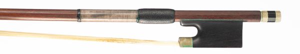 A nickel-mounted violin bow, Workshop of Finkel, Switzerland, circa 1980