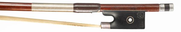 A silver-mounted viola bow, Workshop of Otto Durrschmidt, Germany, circa 1980