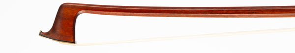 A gold-mounted violin bow by Percival Bryant, England, 1972