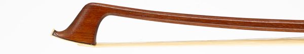 A nickel-mounted cello bow, Germany, circa 1940