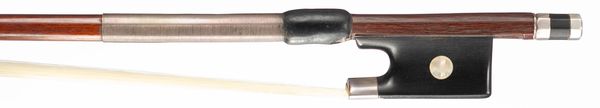A silver-mounted violin bow, Germany, circa 1940