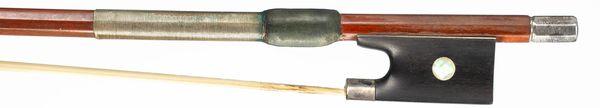 A silver-mounted violin bow, Germany, circa 1920