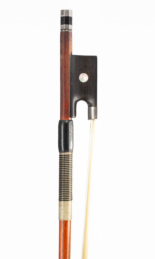 A silver-mounted violin bow, Germany, circa 1940