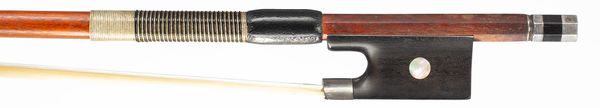 A silver-mounted violin bow, Germany, circa 1940