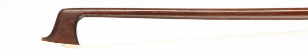 A bone-mounted brazilwood viola bow, School of Pierre Simon, Paris, circa 1860