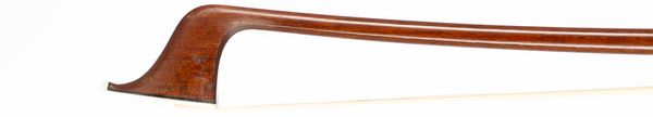 A silver-mounted cello bow, probably Workshop of Bernard Ouchard, Geneva, circa 1970