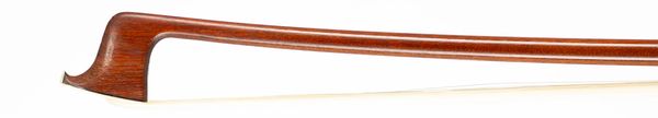 A nickel-mounted violin bow by Louis Bazin, Paris, circa 1940