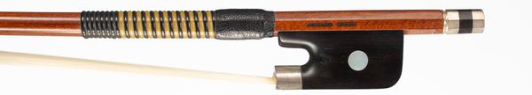 A silver-mounted cello bow by Howard Green, Fife, circa 2000