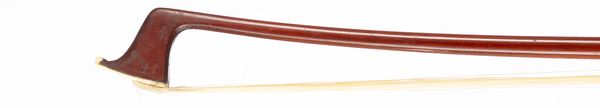 A seven-eighths sized silver-mounted violin bow, Workshop of Jérôme Thibouville-Lamy, Mirecourt, circa 1890