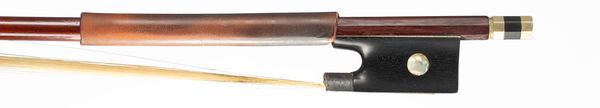 A nickel-mounted amourette violin bow, Germany, circa 1920