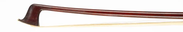 A nickel-mounted amourette violin bow, Germany, circa 1920