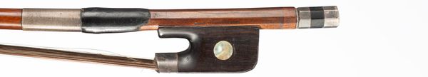 A silver-mounted double bass bow for Leon Bernardel, Paris, circa 1900