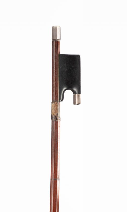 A silver-mounted violin bow, Germany, circa 1900