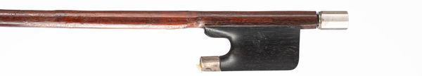 A silver-mounted cello bow by W. E. Hill & Sons, London, circa 1920
