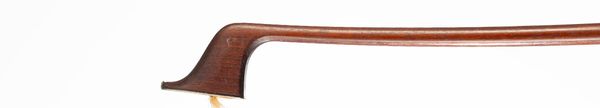 A silver-mounted cello bow by W. E. Hill & Sons, London, circa 1920