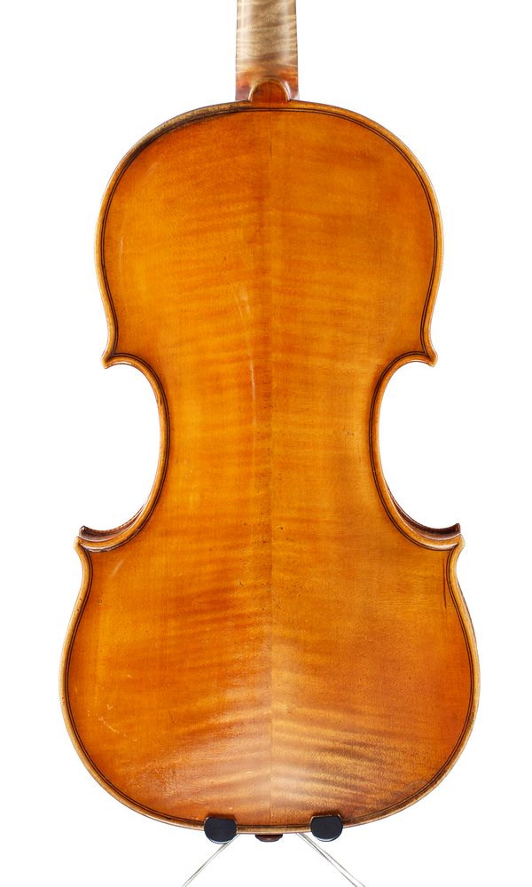 A violin ascribed to Giuseppe Ornati, Milan, 1921 - back