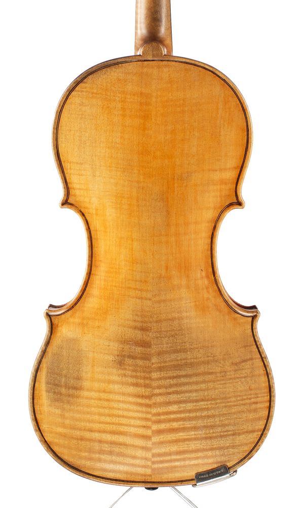 A violin by E. Stent, London, 1914 - back