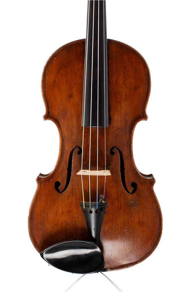 A violin, probably by Dr. Butterworth, Blackley, 1891