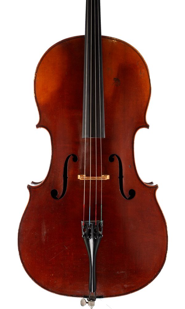 A cello, Mirecourt, circa 1900