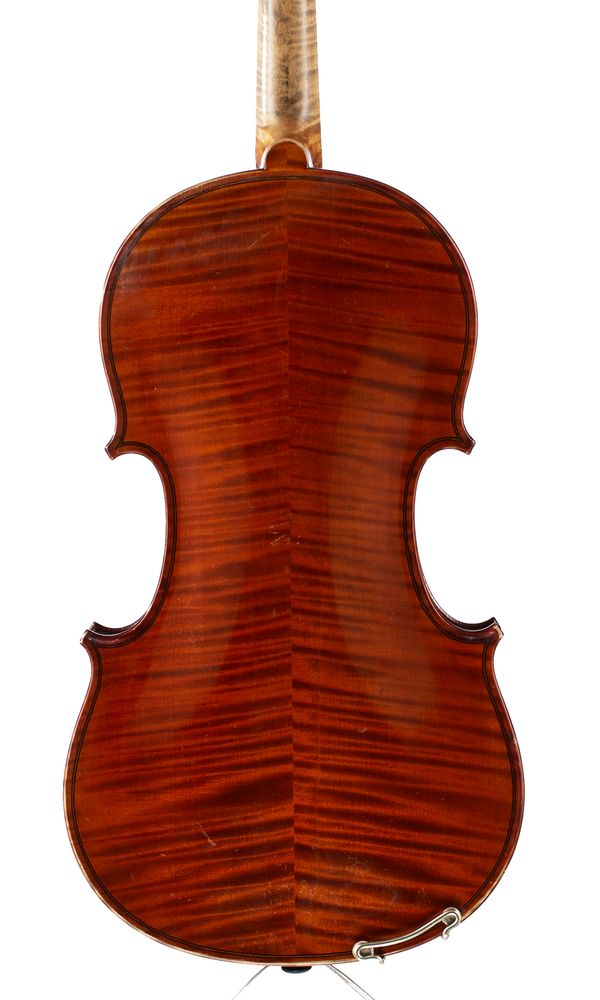 A violin, Workshop of G. Fournier, Mirecourt, circa 1900 - back