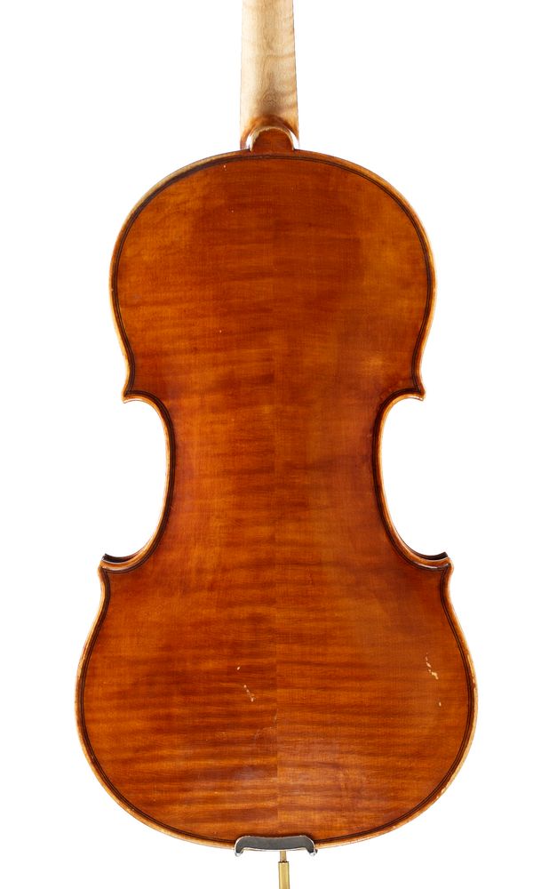 A violin, probably made for James Tait, Italy, circa 1929 - back