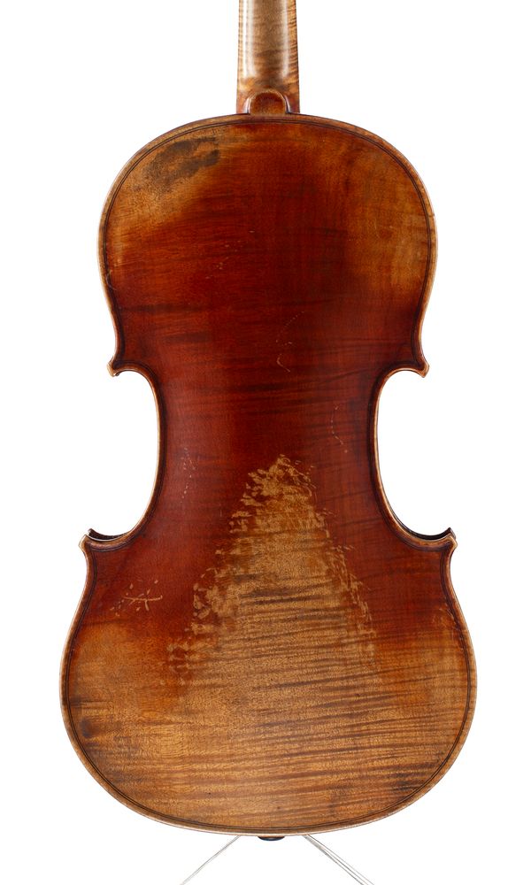 A violin, Workshop of Grandjon, Mirecourt, circa 1890 - back