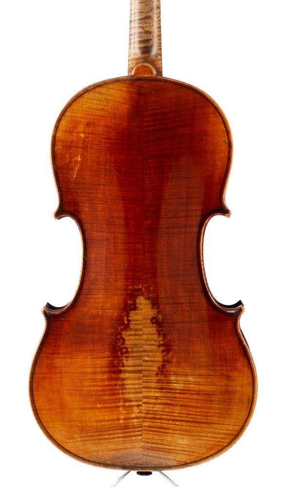 A violin, Mirecourt, circa 1880 - back