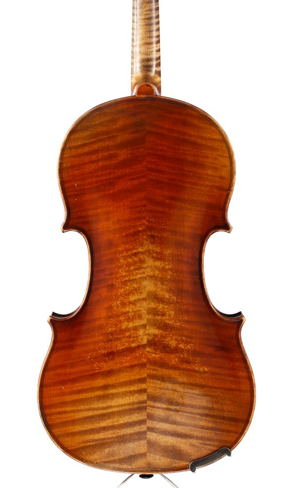 A violin, Mirecourt, circa 1910 - back