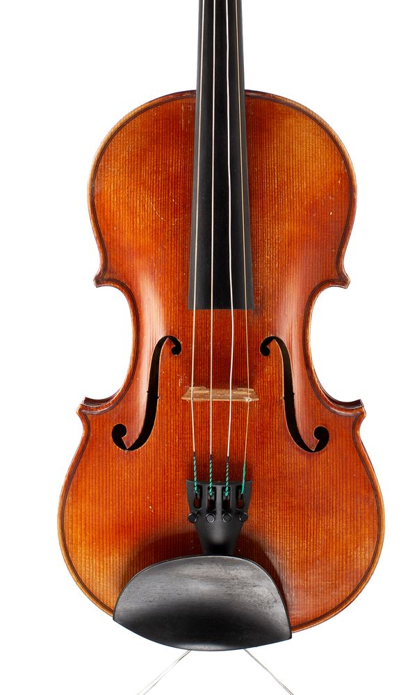 A violin by Georges Apparut, Mirecourt