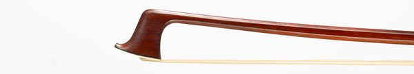 A silver-mounted violin bow, branded Arthur Thoma