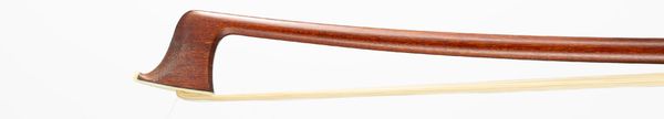 A silver-mounted violin bow, branded W. E. Dorfler