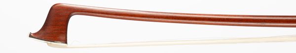 A silver-mounted violin bow, branded Jean Fritsch A Paris