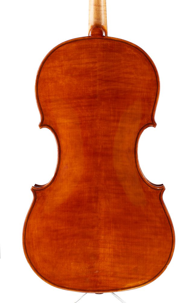 A viola by Miranda Karol Green, Caerphilly, 1980 - back