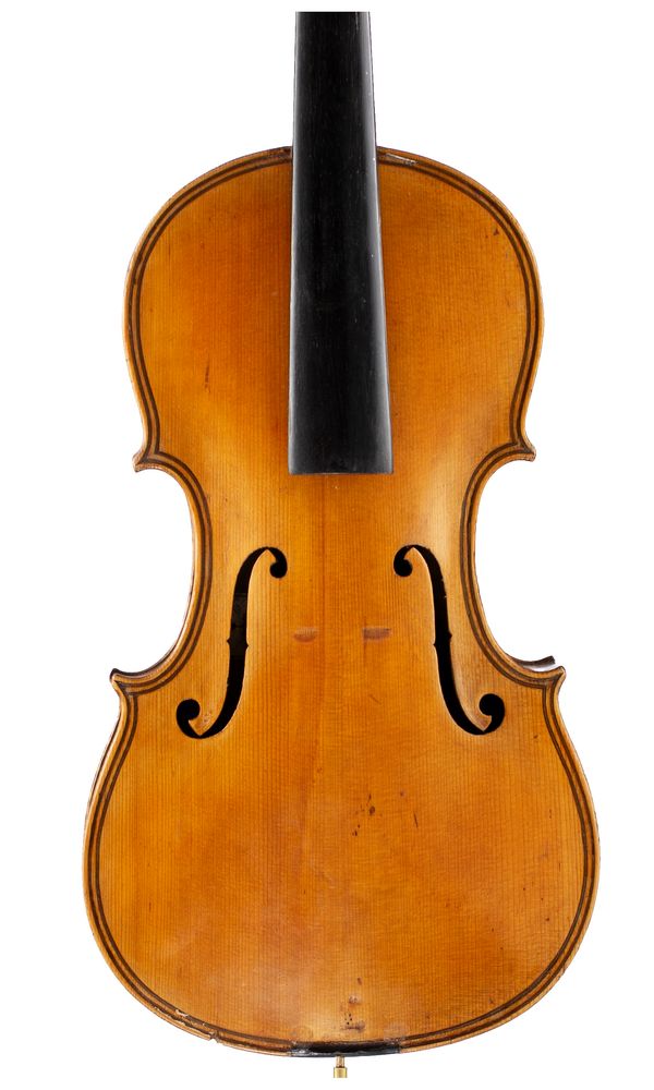 A violin, labelled Schmidt's Standard...