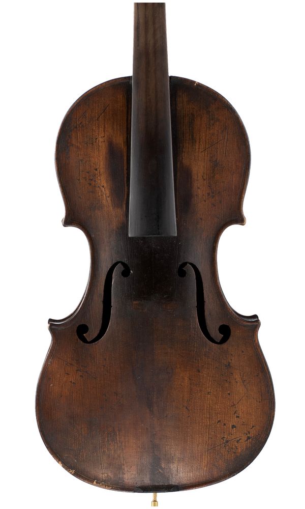 A violin, labelled Antonius Stradivarius...