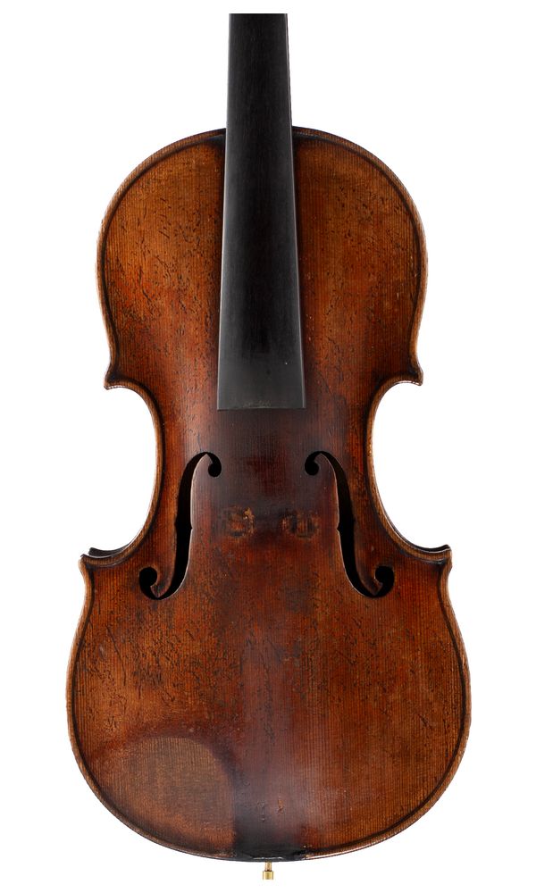 A violin, labelled Wolff Bros 1898