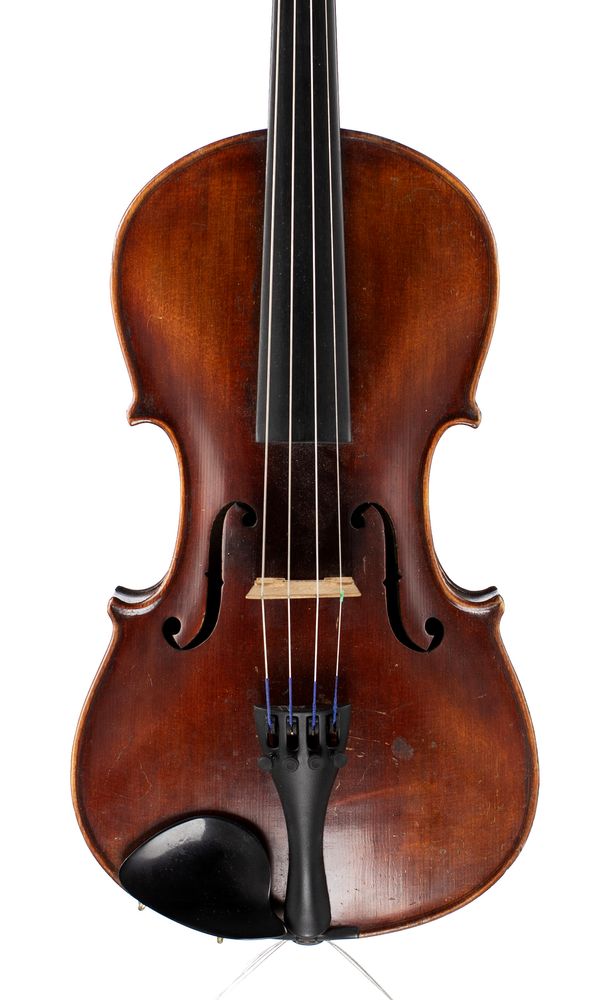 A violin, labelled ... Jacobus Stainer