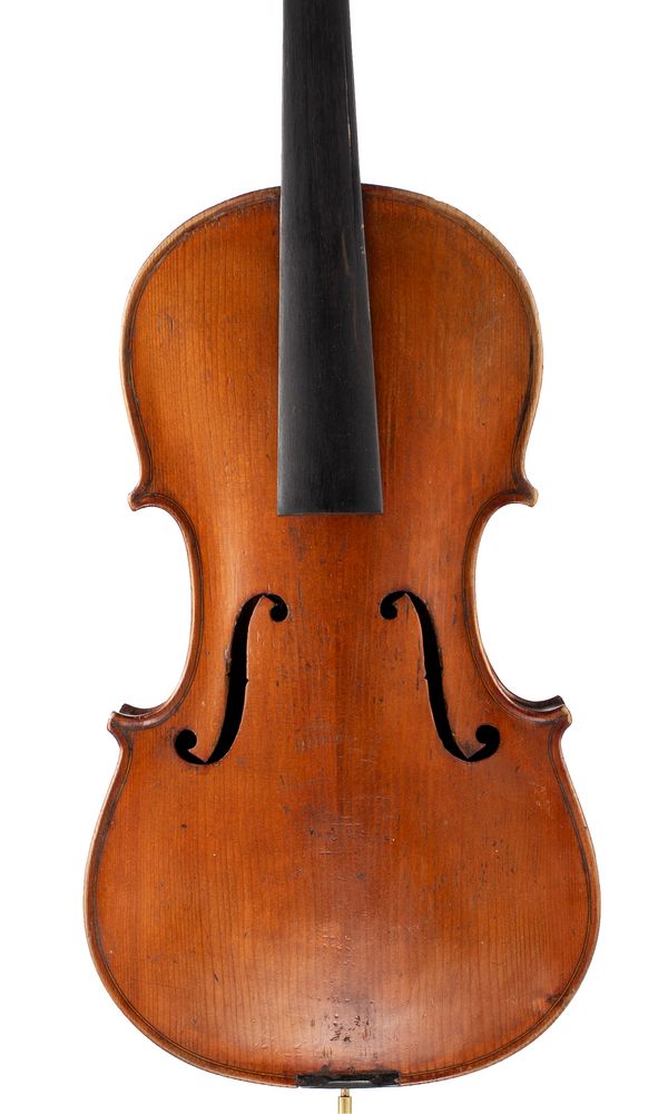 A violin, labelled Copie de Casper da Salo